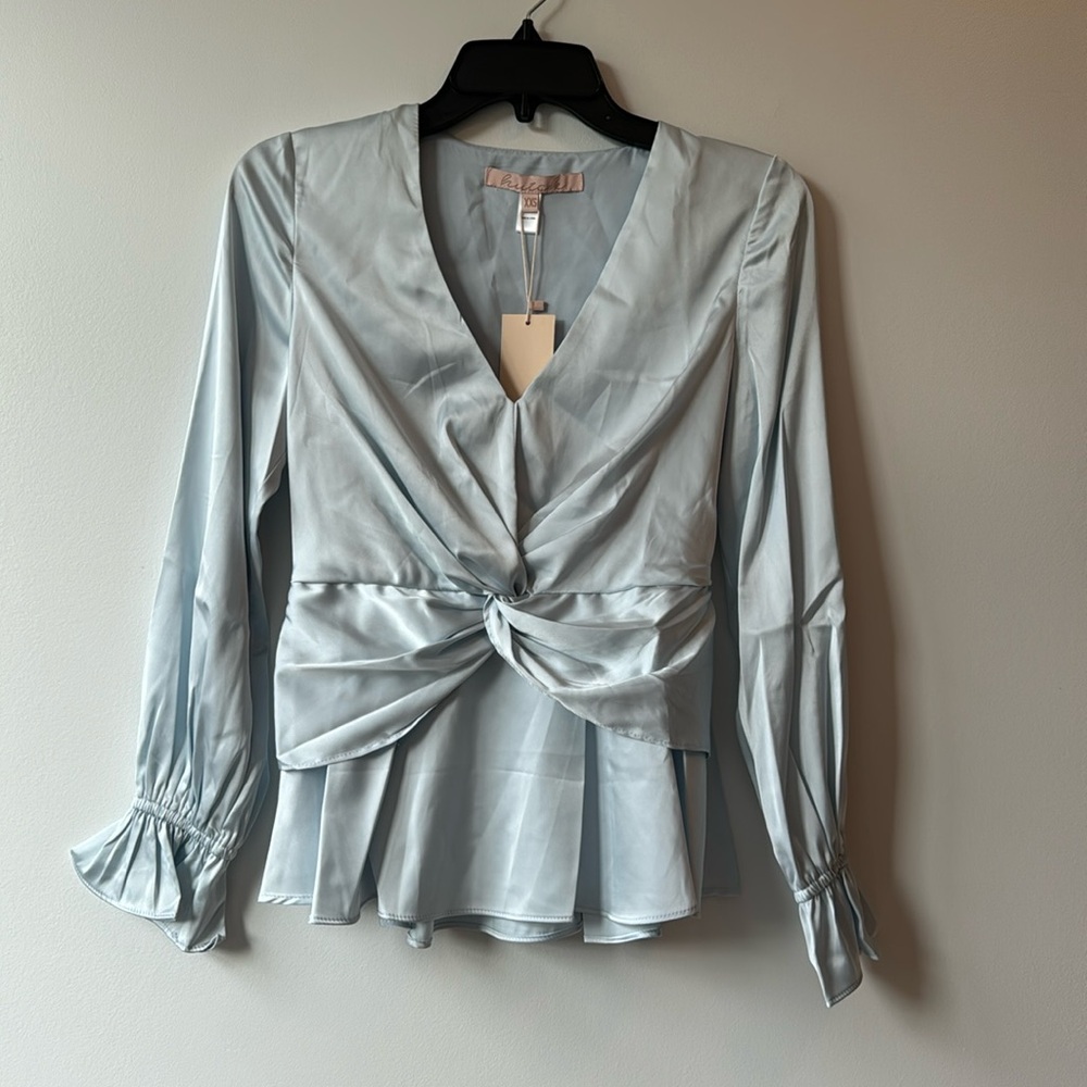 NWT Hutch Matilda Top in Blue Sz XXS